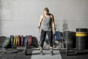 Woman About To Lift
