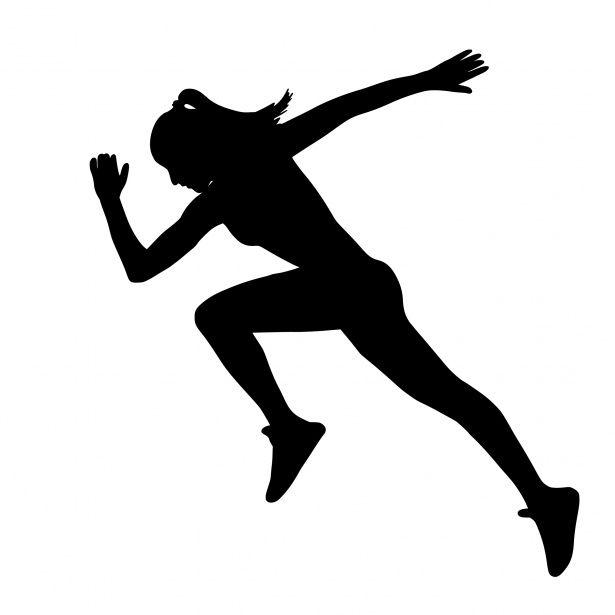Woman Running Silhouette 1543659660uuj Free Public Domain