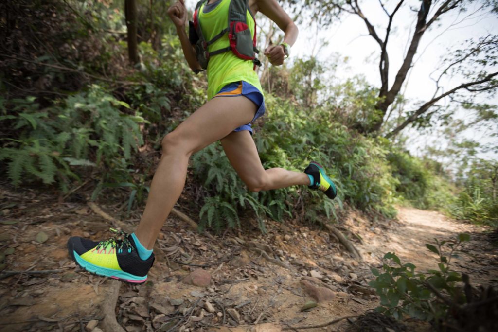 Woman Trail Runner Calves