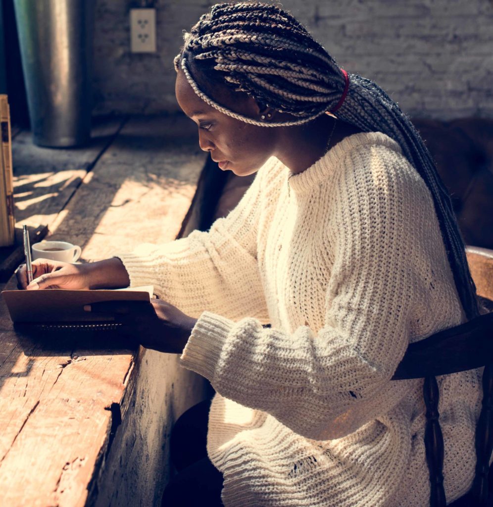 Woman Studying Small