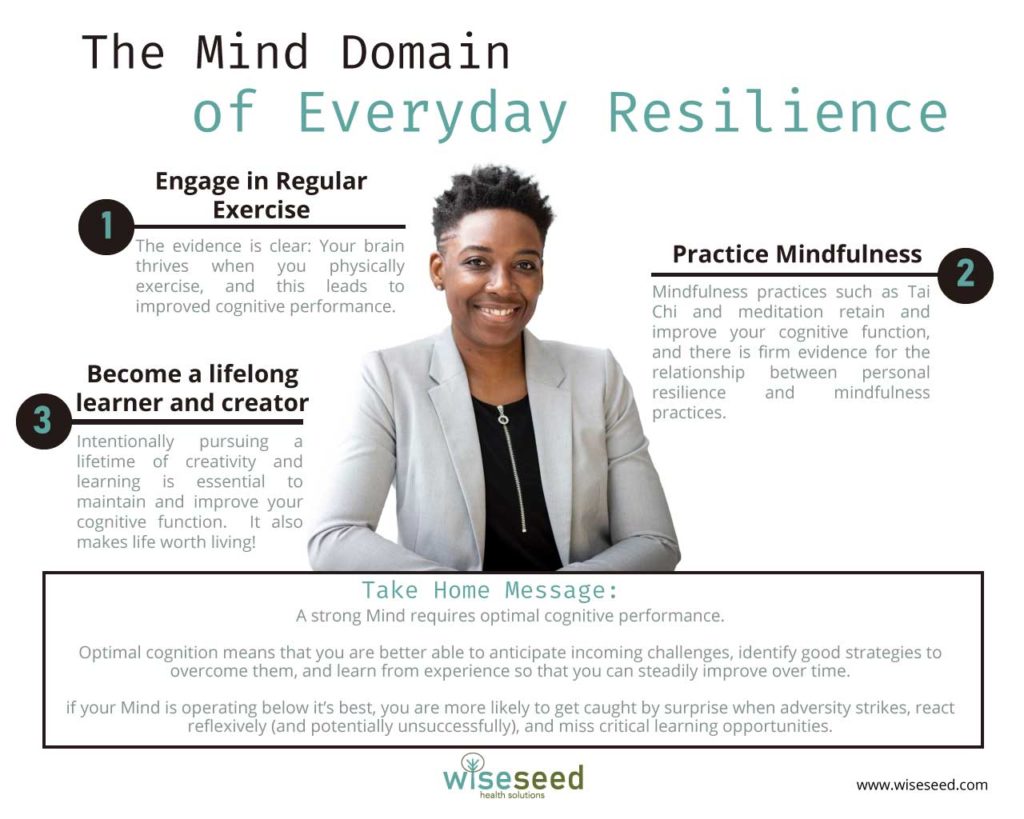 The Mind Domain Of Everyday Resilience Infographic