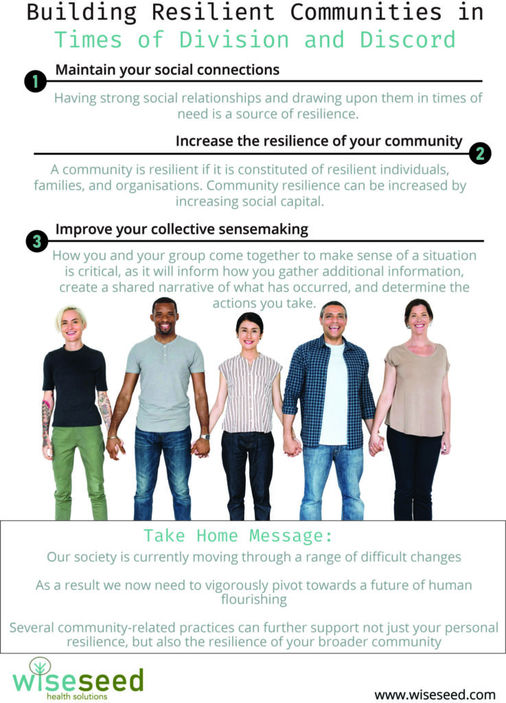 Building Resilient Communities In Times Of Division And Discord Infographic