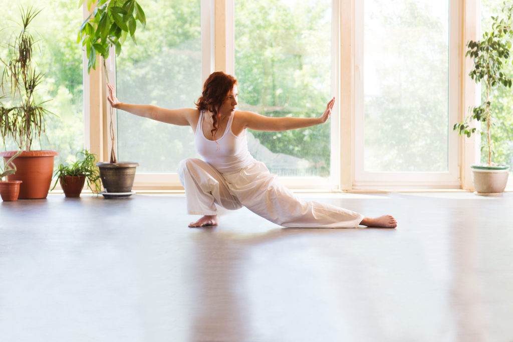 Woman Doing Tai Chi