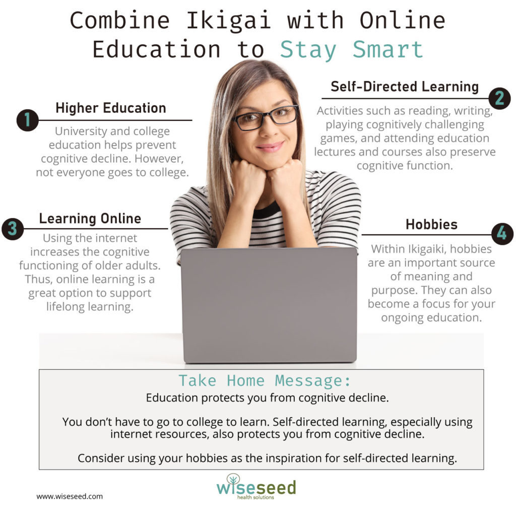 Combine Ikigai With Online Learning To Stay Smart