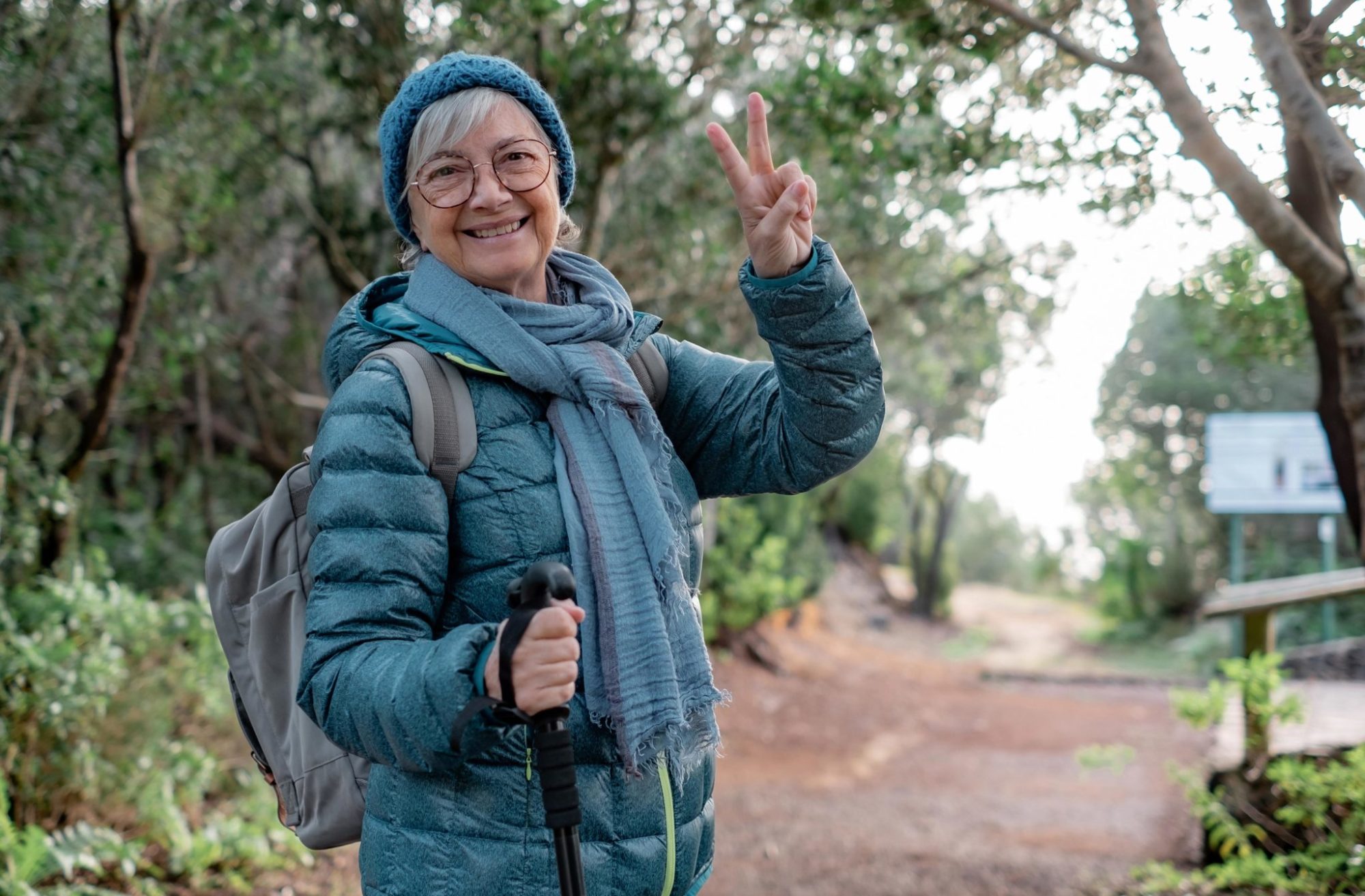 Resilient Happy Older Woman