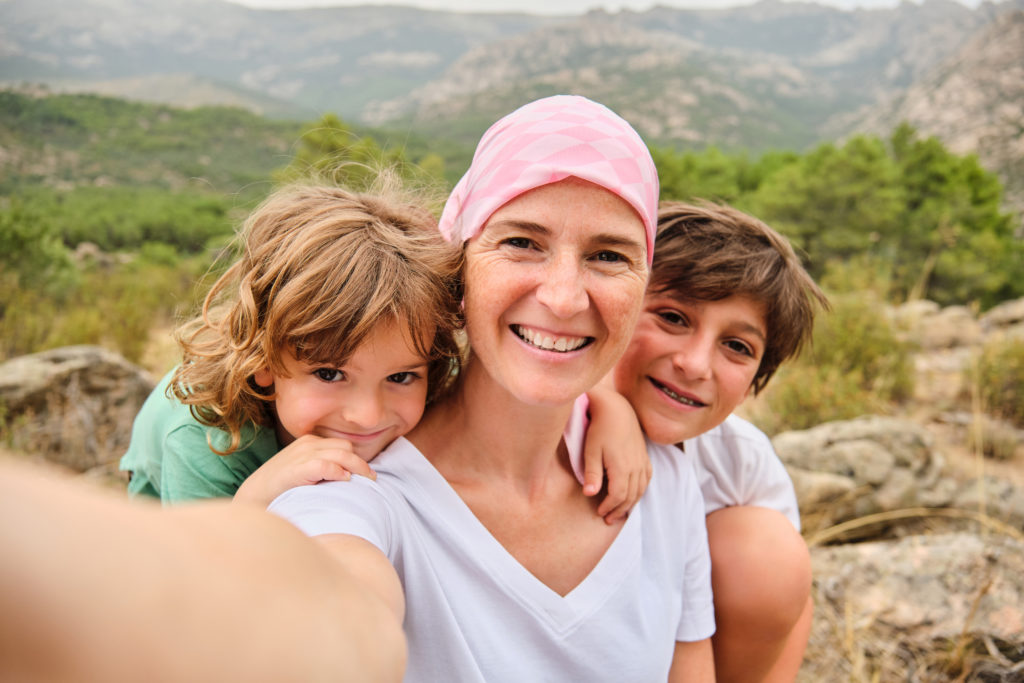 Self Portrait Of A Woman With Cancer And Her Children